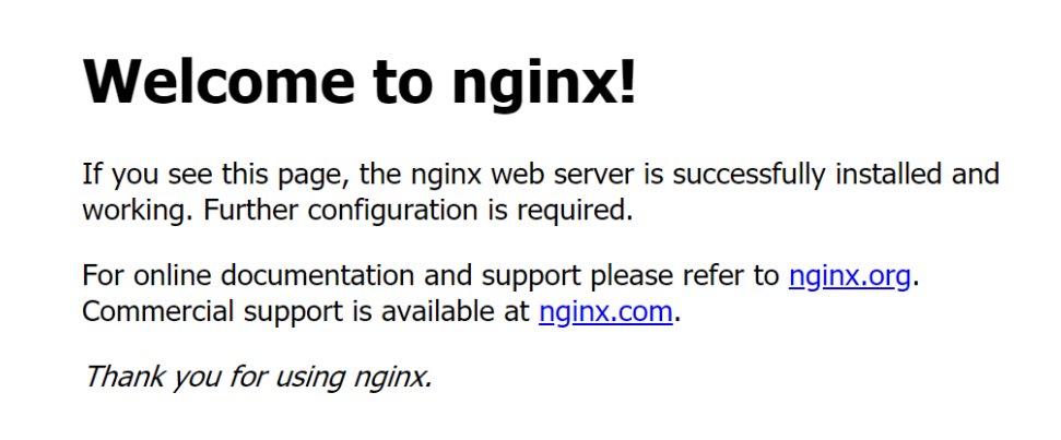 NGINX Welcome Page